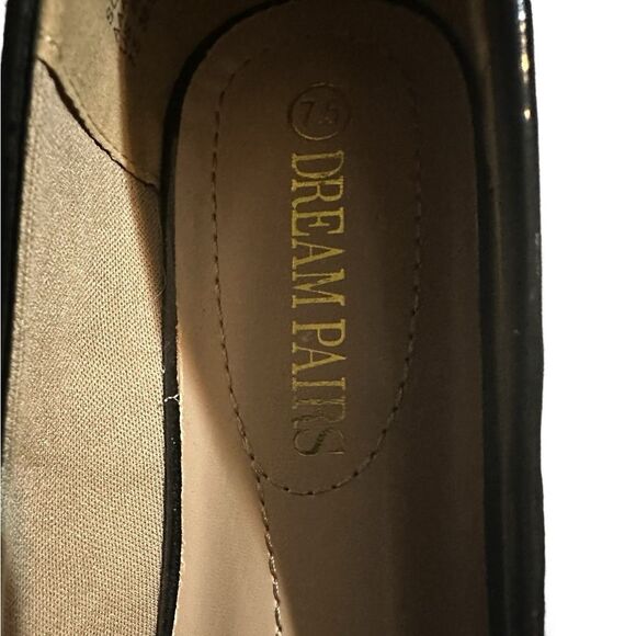 Dream Pairs NWOT size 7 1/2 black pointy toe classic ballet flats. - Picture 4 of 8